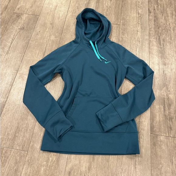 Nike therma-fit Teal Hoodie - Picture 2 of 8